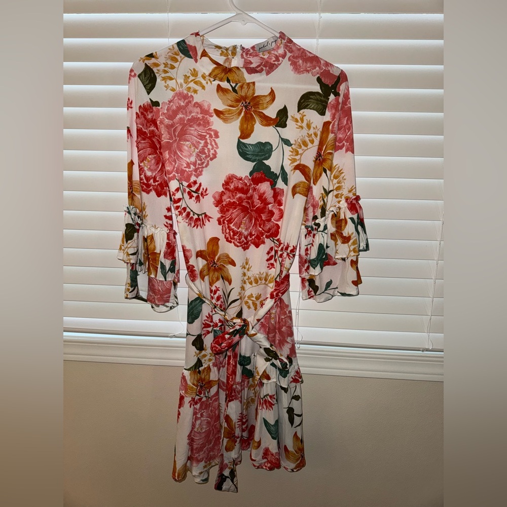 Floral Petal and Pup PETA Dress